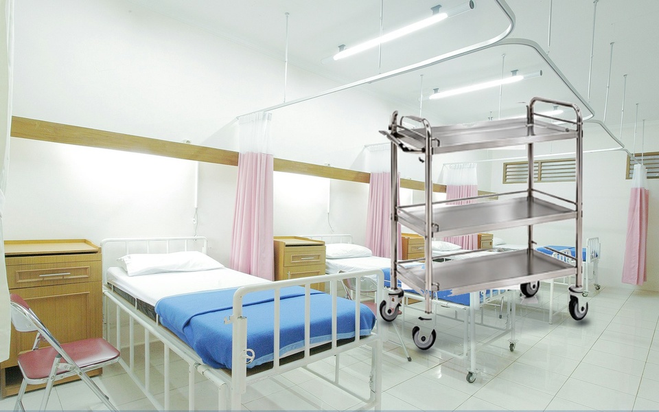 Medicine Trolley in Hospital Wards
