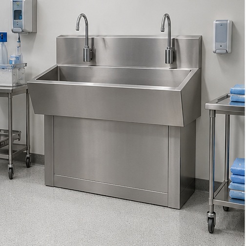 Scrub Station represented in Operating Suite Entrances