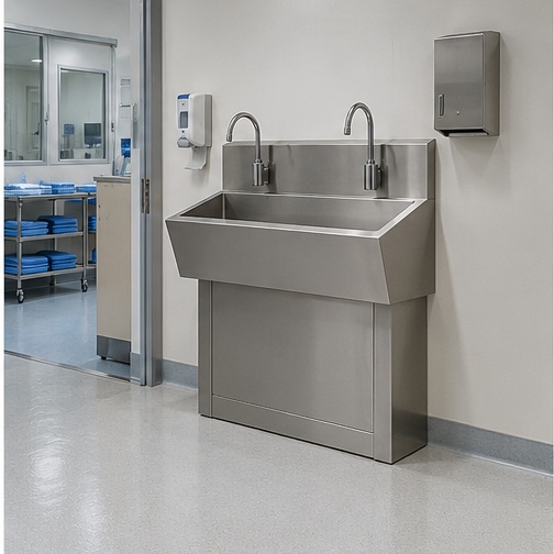 Scrub Station represented in Procedure Rooms