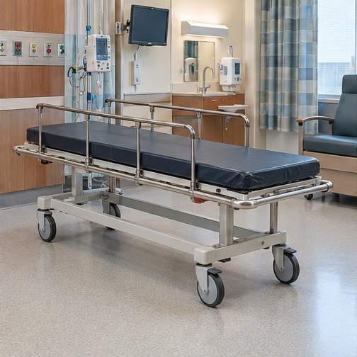Stretcher Trolley represented in Diagnostic Preparation